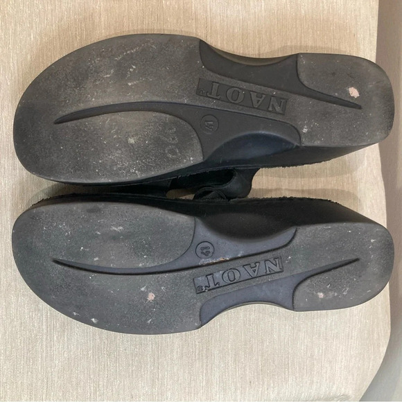 NAOT Sz 41  Leather Slip On Buckle Closure Sandals - Picture 8 of 11